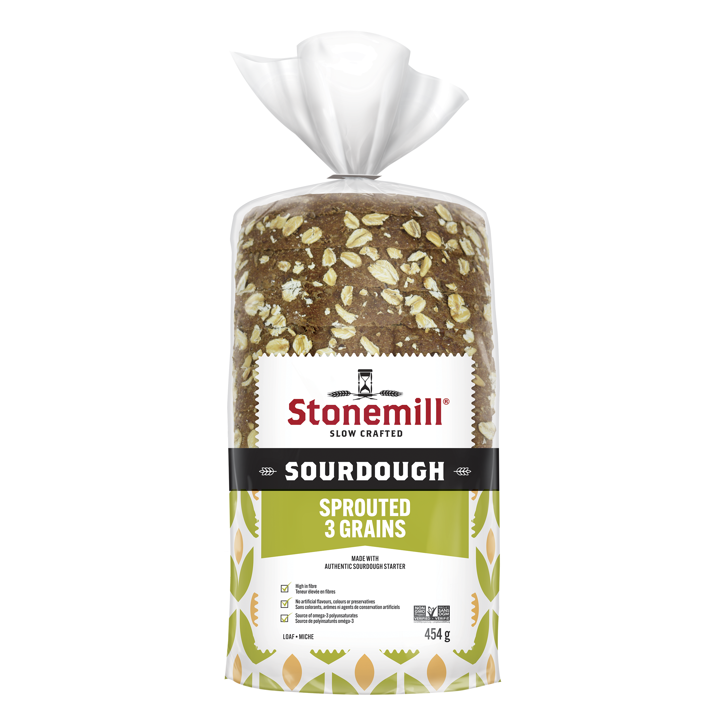 Stonemill® Sourdough Sprouted 3 Grains Bread