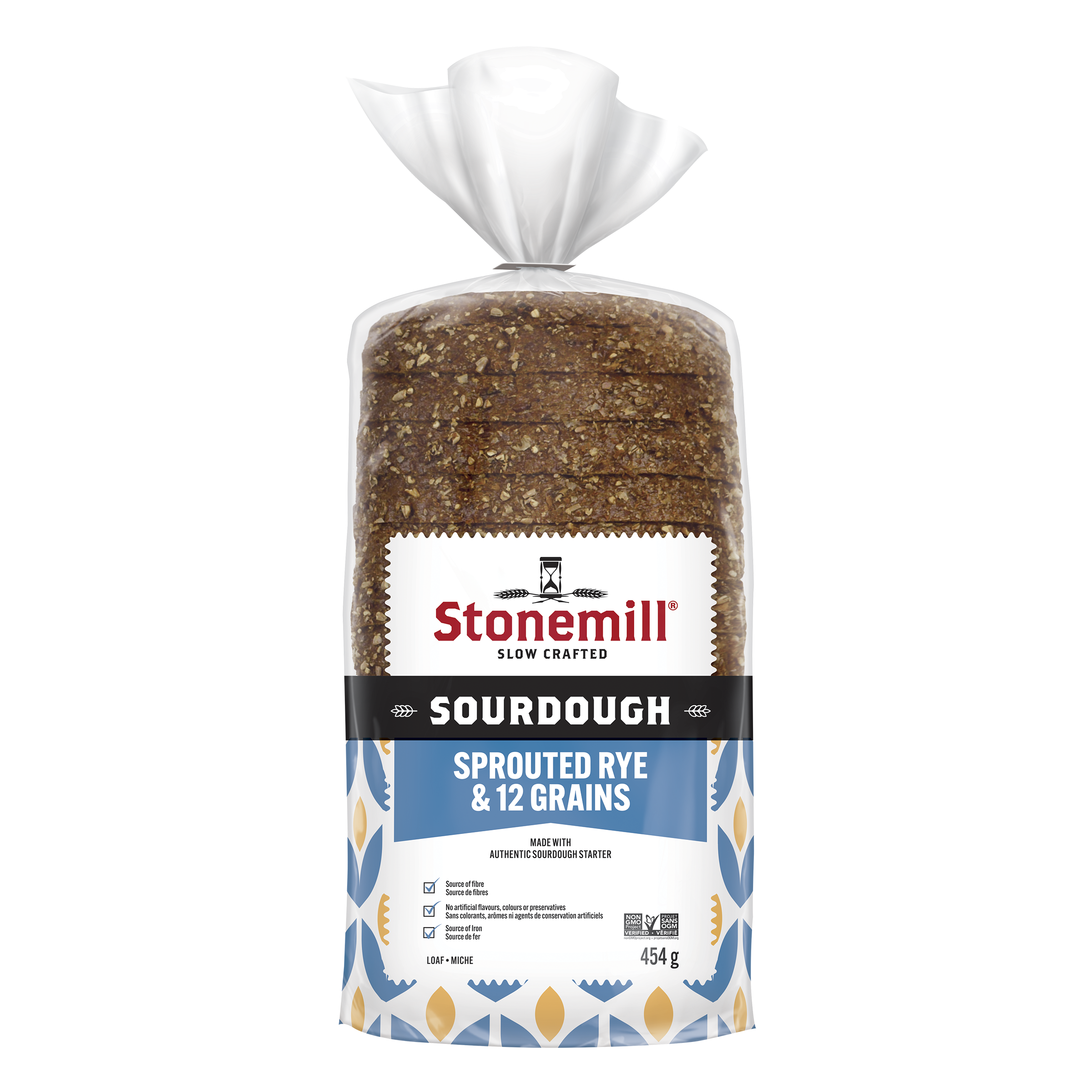 Stonemill® Sourdough Sprouted Rye &amp; 12 Grains Bread