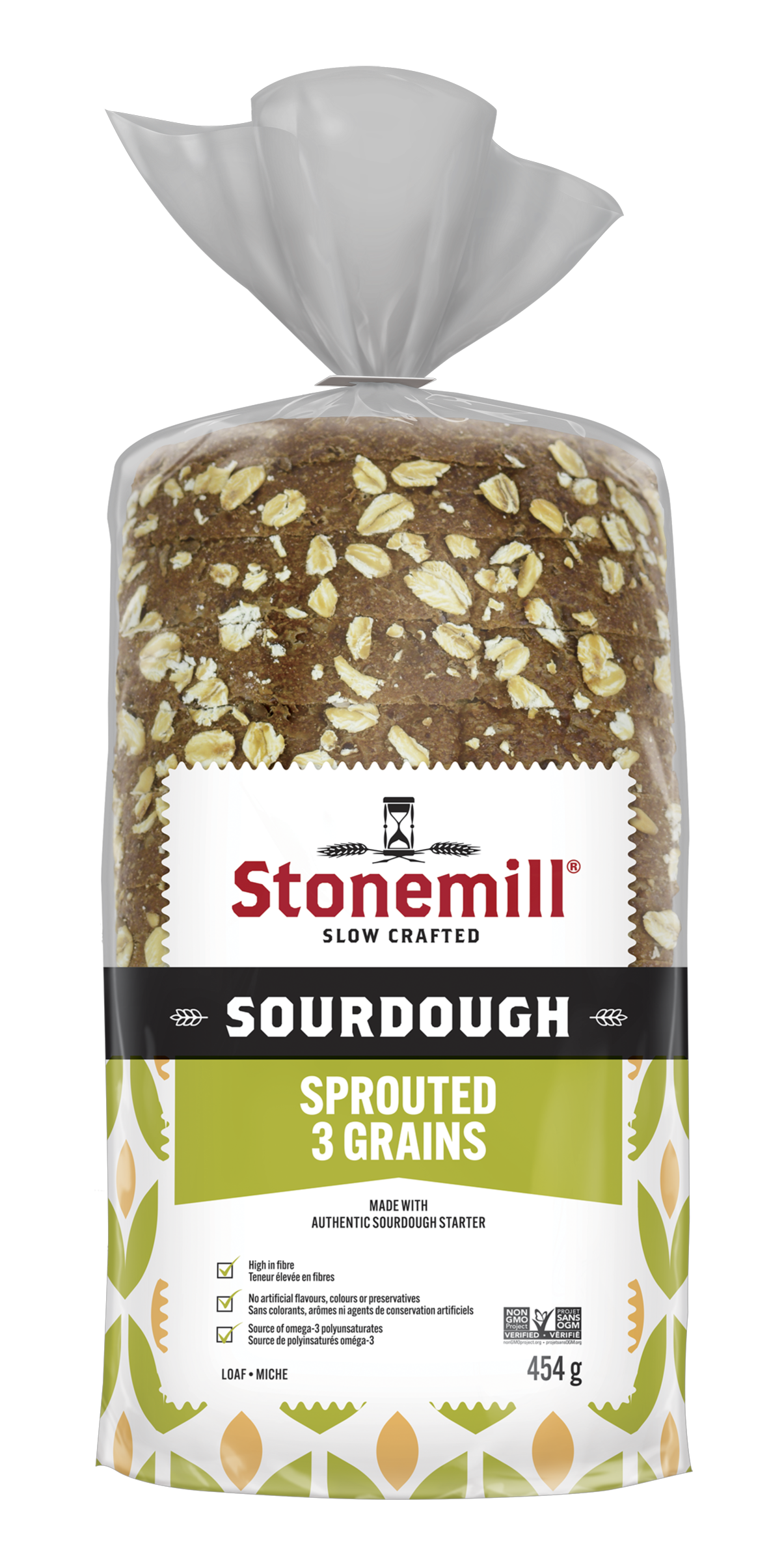 Stonemill® Sourdough Sprouted 3 Grains Bread