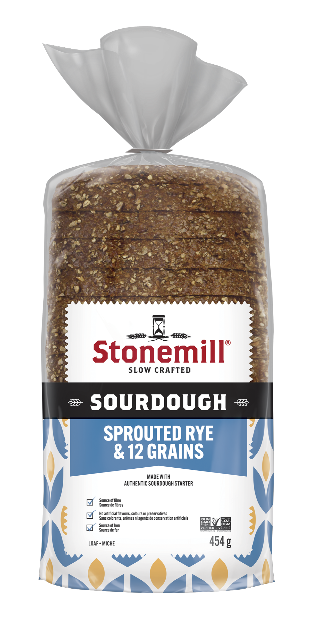Stonemill® Sourdough Sprouted Rye &amp; 12 Grains Bread