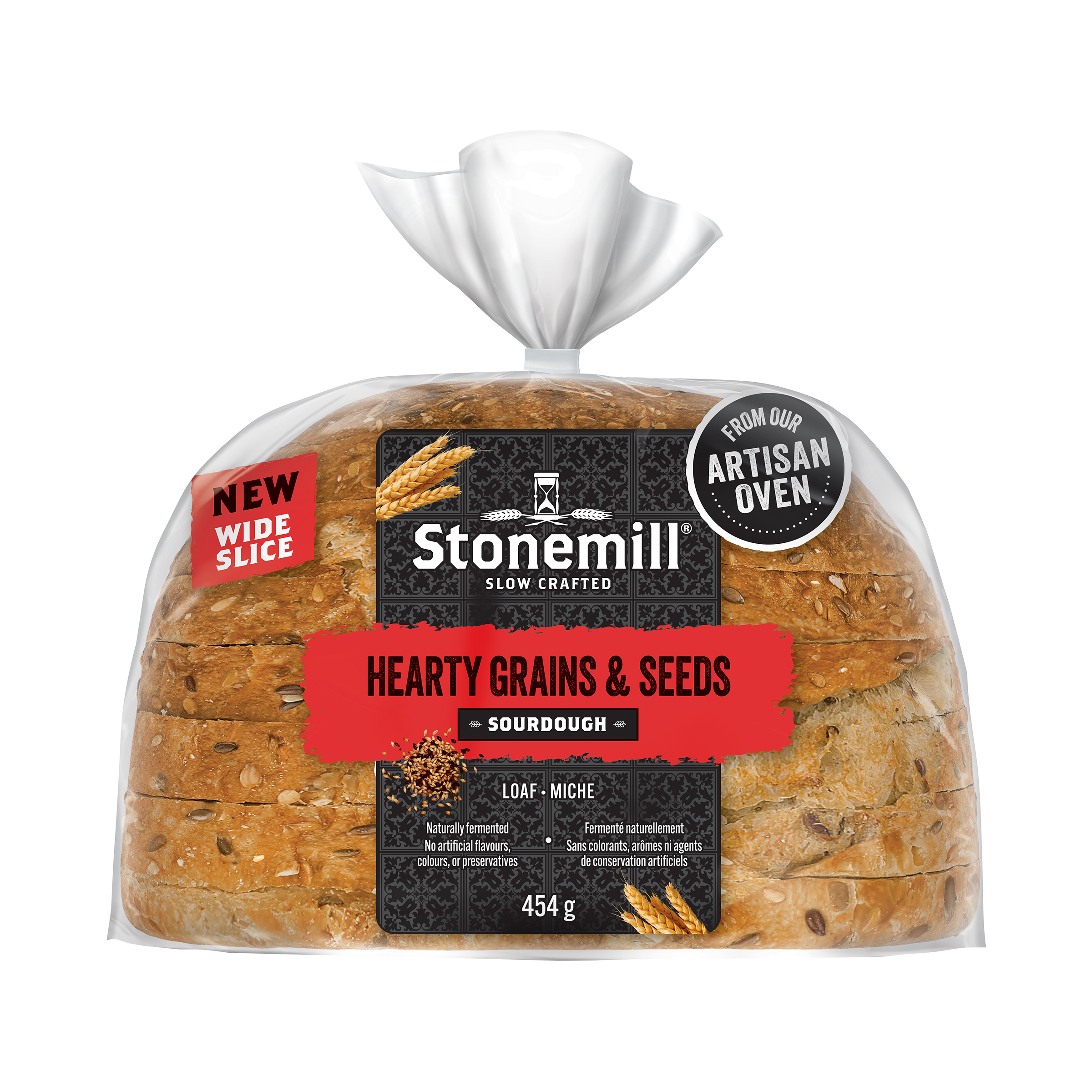 Stonemill® Hearty Grains &amp; Seeds Wide Slice Loaf
