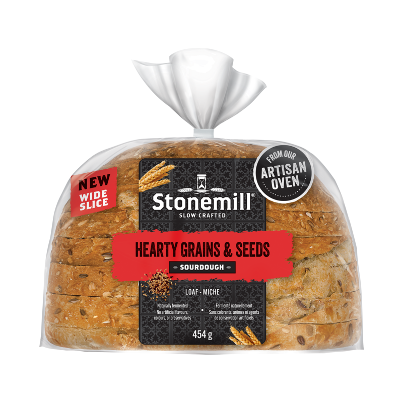 Stonemill® Hearty Grains &amp; Seeds Wide Slice Loaf