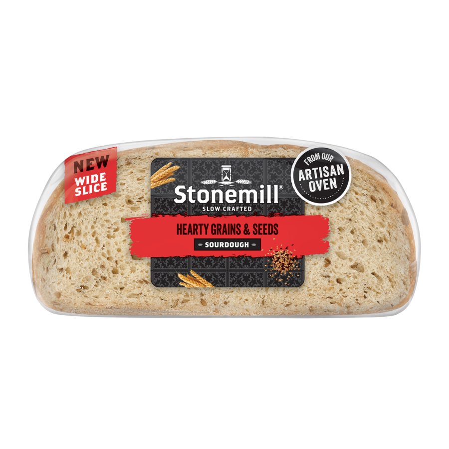 Stonemill® Hearty Grains &amp; Seeds Wide Slice Half-Loaf